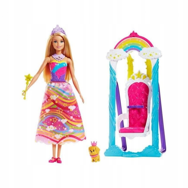 Lalka Barbie na huśtawce FJD06 (887961533606) • Cena, Opinie