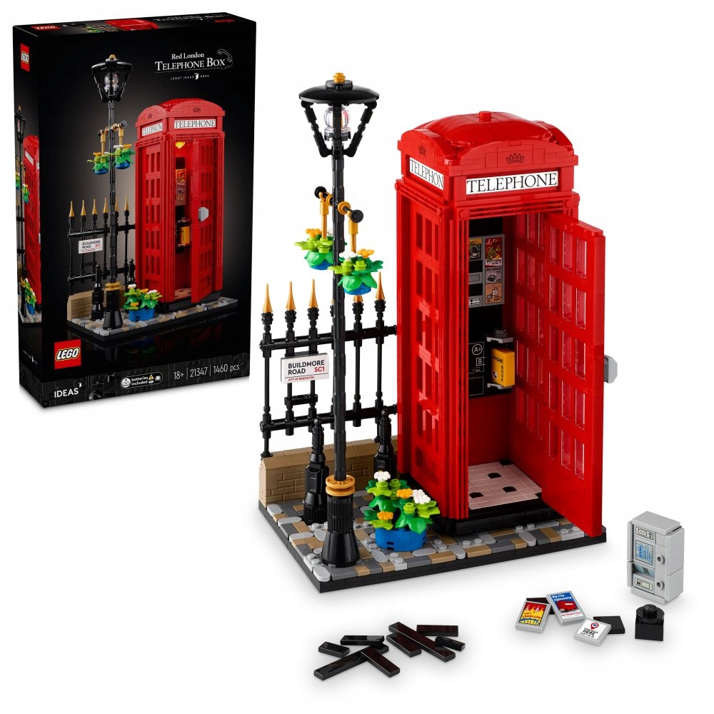 Lego Ideas 21347 Červená londýnská telefonní budka