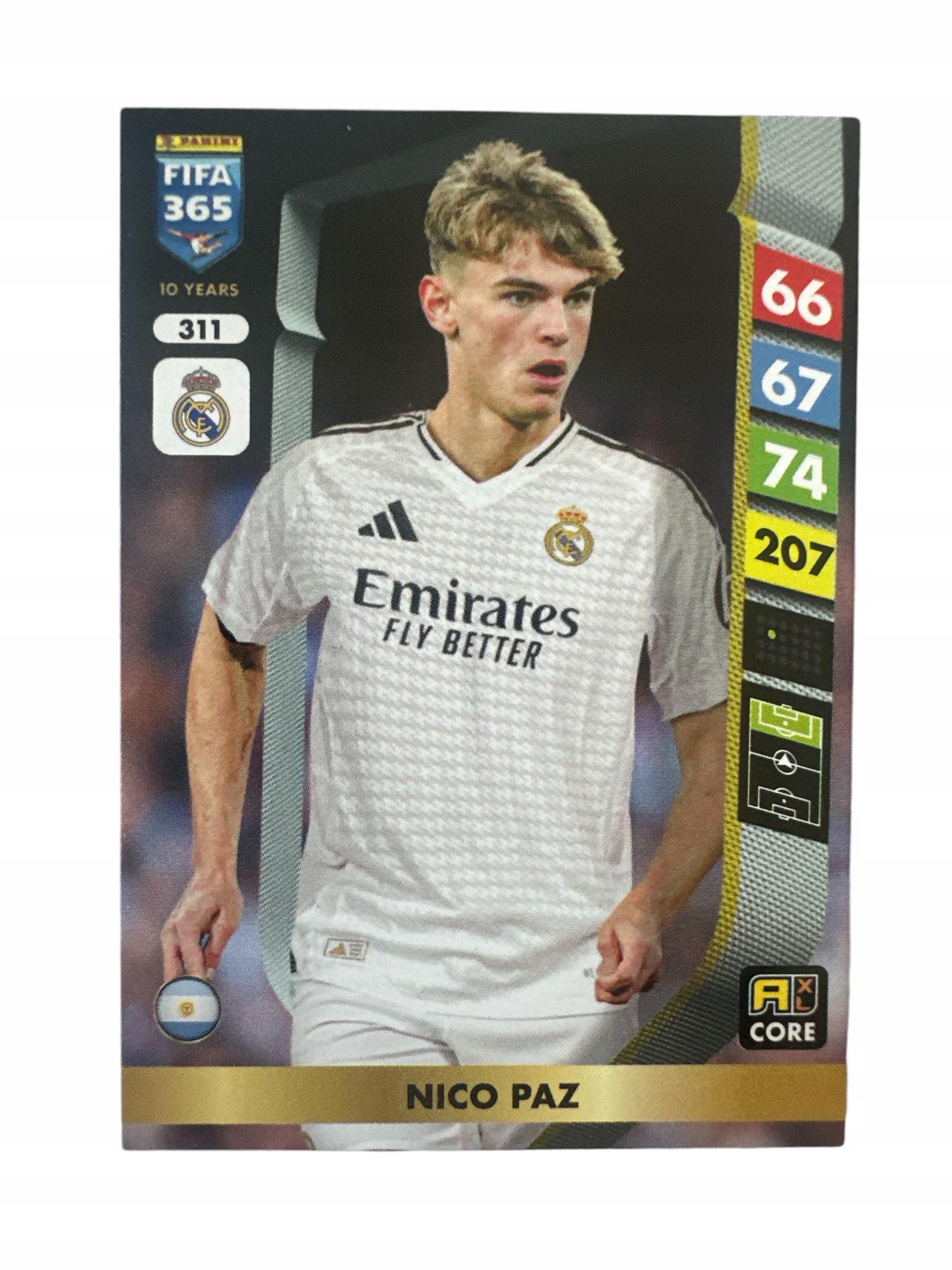 Fifa 365 2025 Adrenalyn XL Panini Core Real Madrid Nr 311 Paz