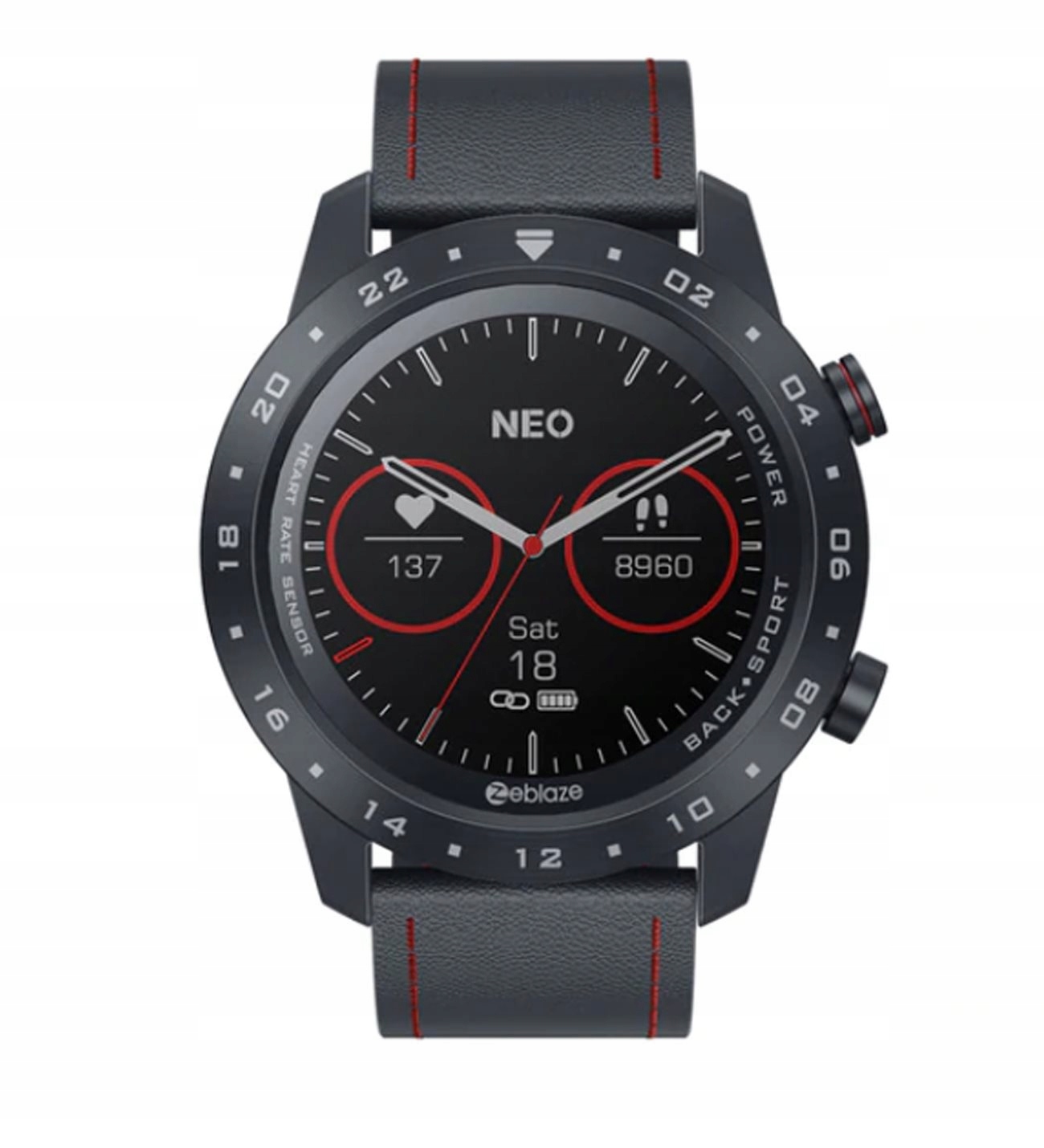 ZEGAREK MĘSKI SMARTWATCH ZEBLAZE NEO 2 PULS HRV Kompatybilność systemowa Android iOS