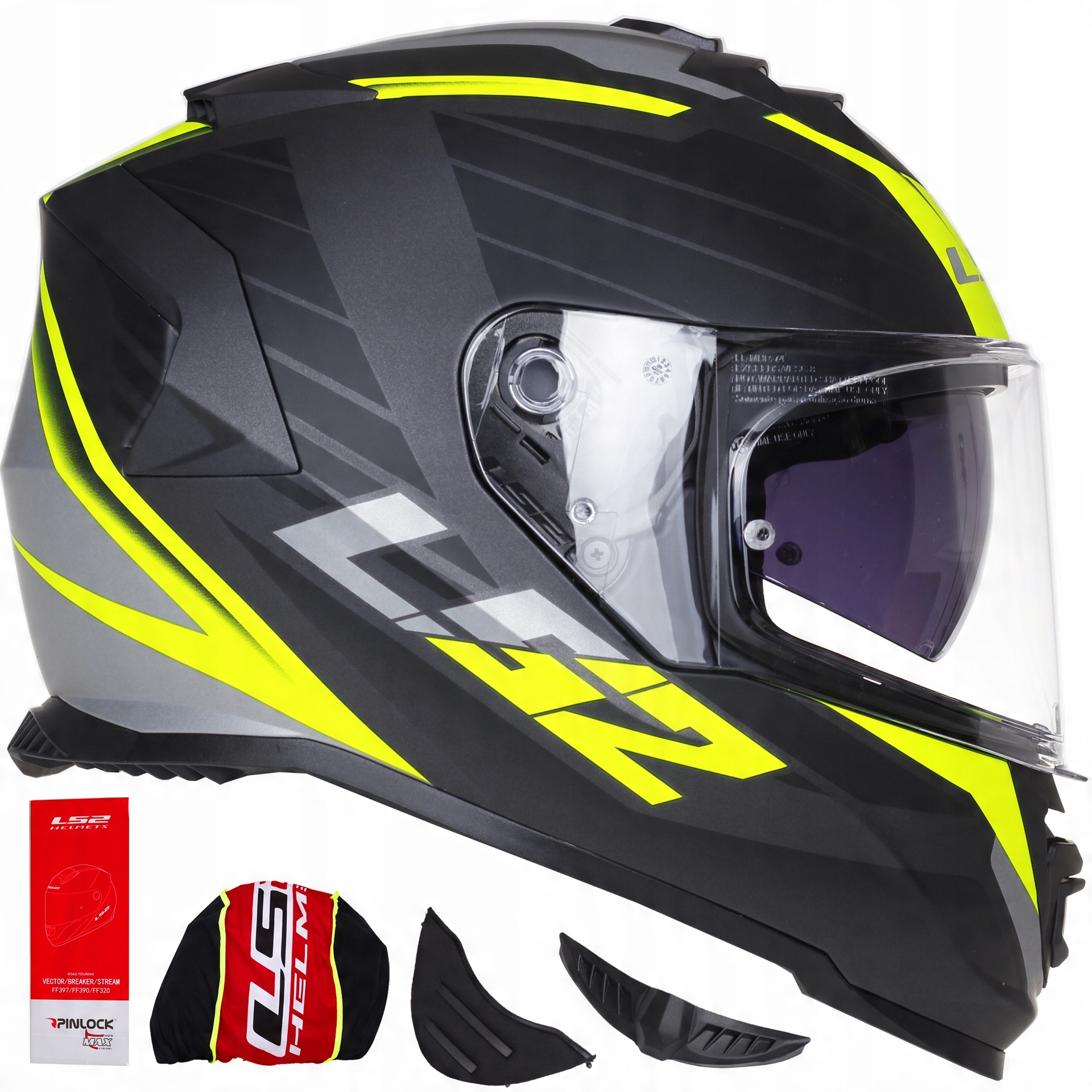 

LS2 FF800 Storm Nerve fluo Kask Motocyklowy
