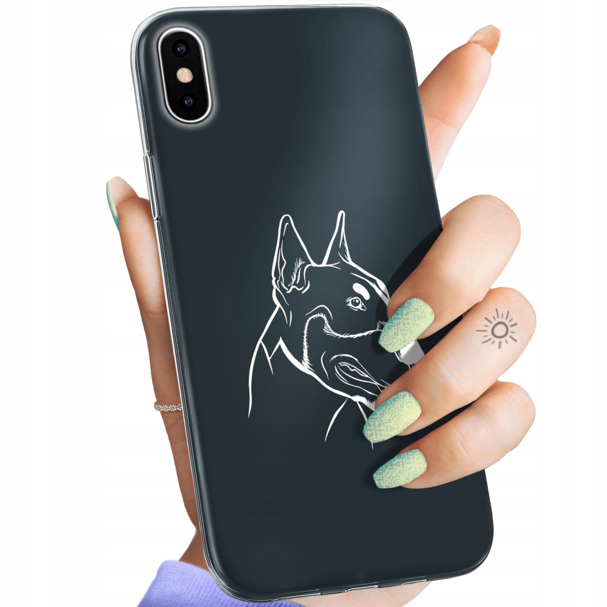 Etui Do Iphone Xs Max Męskie Facet Wąsy Obudowa Pokrowiec Case