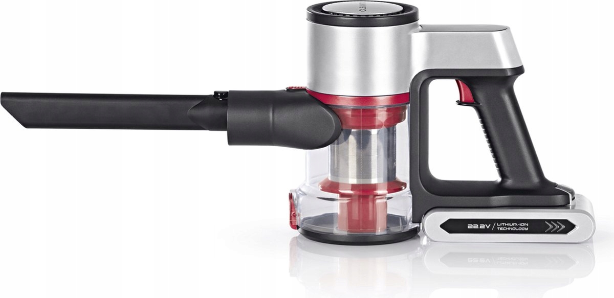 MOCNY BEZPRZEWODOWY ODKURZACZ 2w1 Z TURBOSZCZOTKĄ I PODŚWIETLENIEM LED Kod producenta CLEANmaxx 22,2V