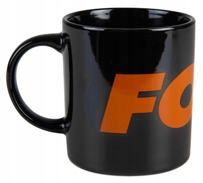 Kubek Fox Black and Orange Logo Ceramic Mug