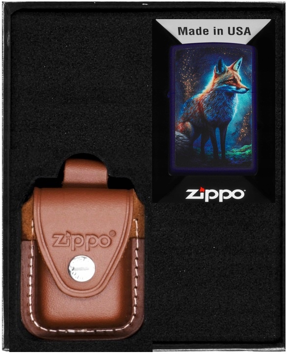Sada Zippo Zapalovač Fox Design Dárkový No4