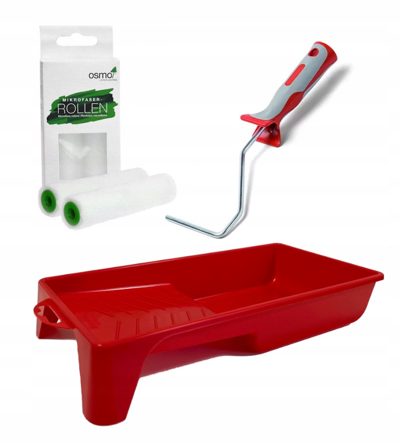 

Zestaw malarski Wałek mikrofaza 10cm 2szt kuweta