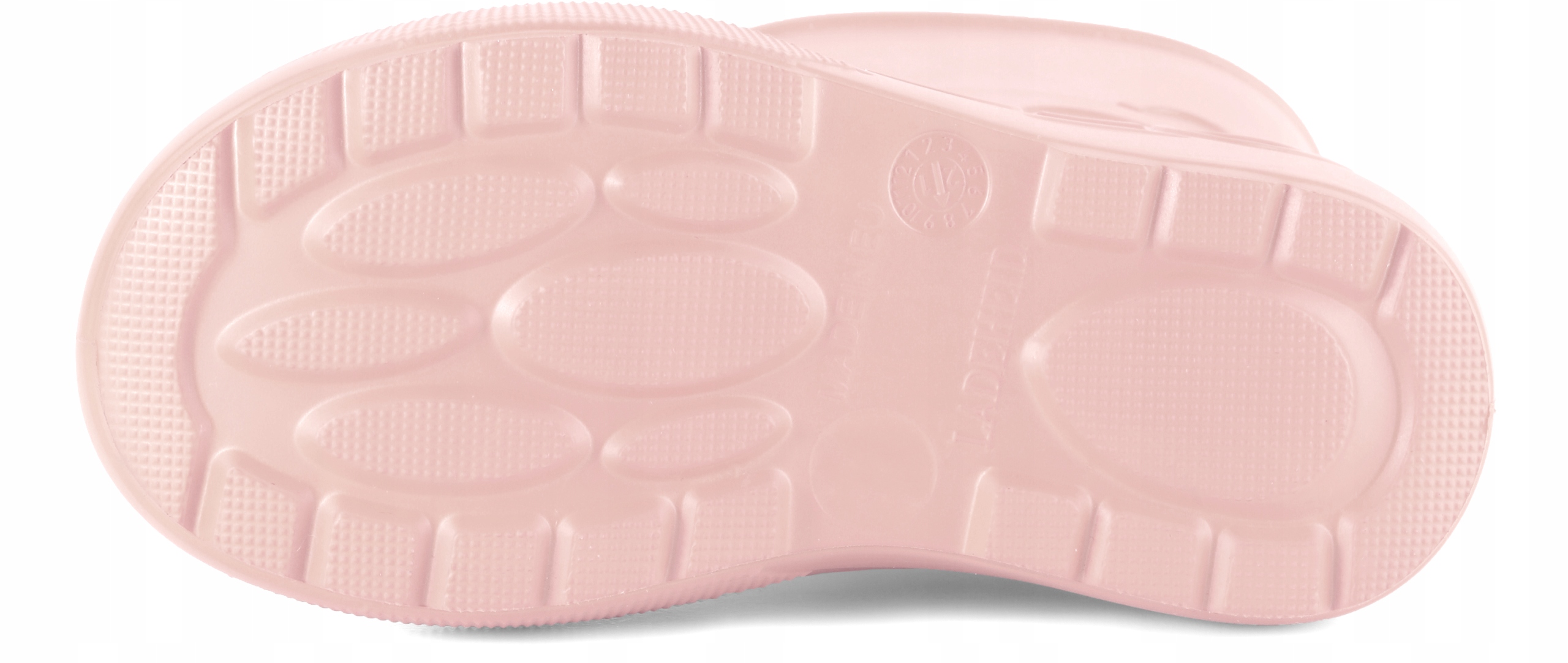 Kalosze dziecięce z motywem Pandy gumowce z wkładem Różowy 32-33 Długość wkładki wew. 21.5 cm