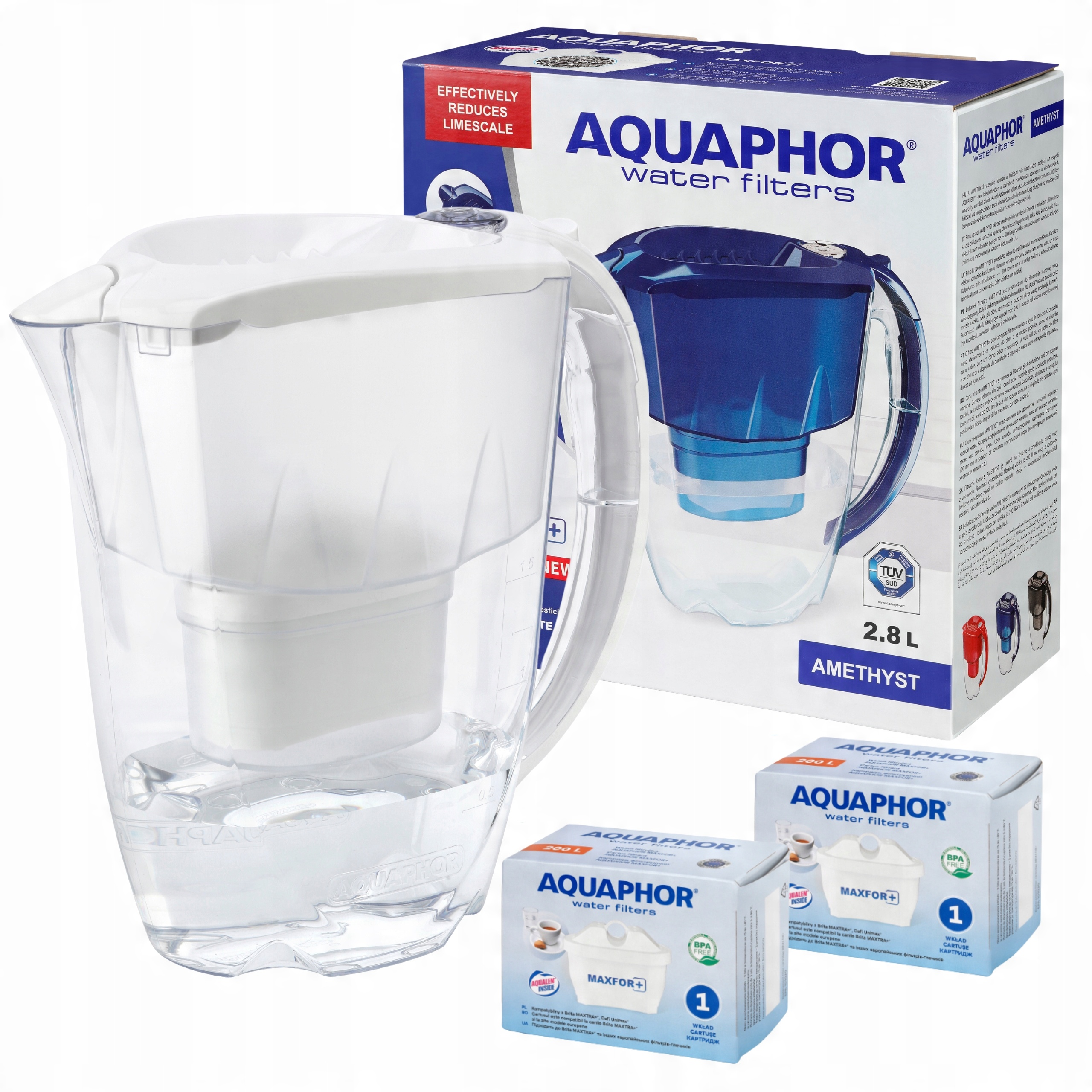 

Dzbanek filtrujący Aquaphor biały +2 wkłady maxfor