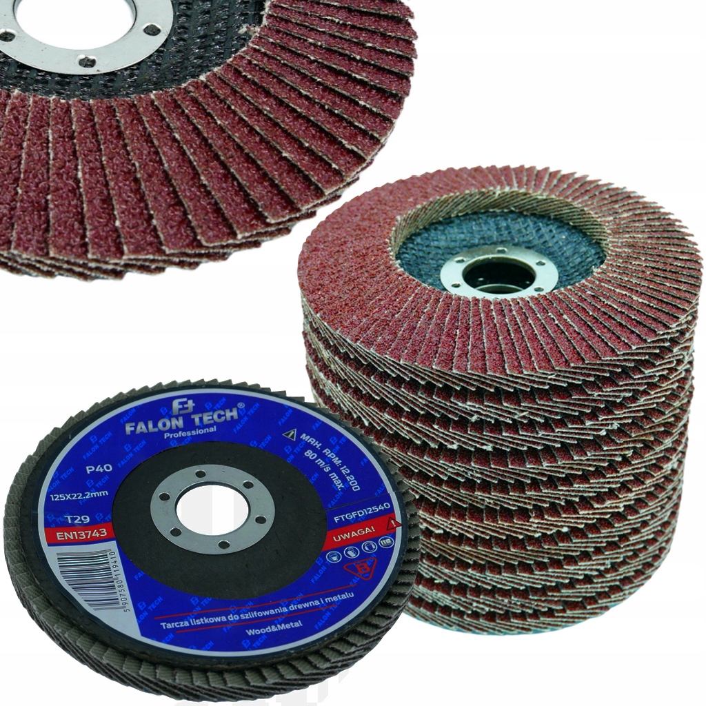TARCZA LAMELKOWA FALON 125 40-10szt