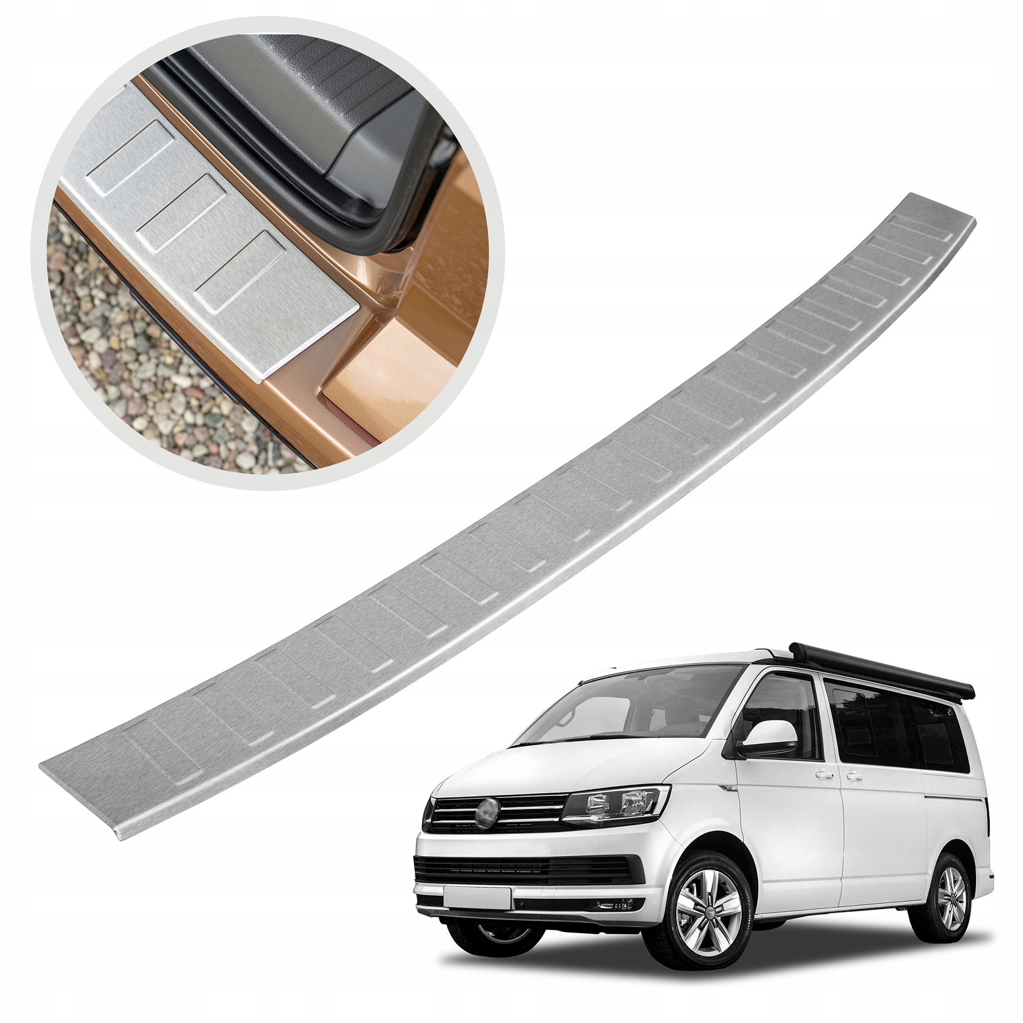 Ochranná lišta na zadný nárazník pre Vw California T6 2015-2019