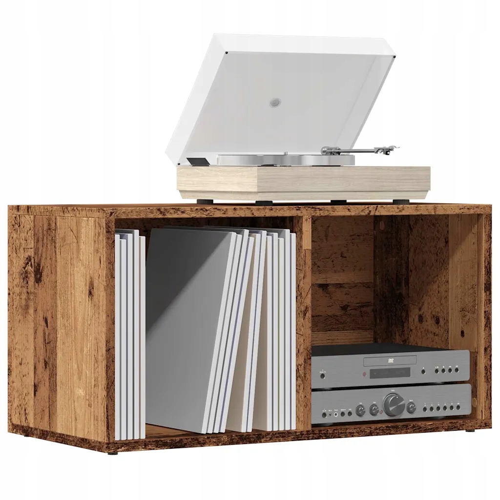 Úložný box old wood 69,5x34x36 cm kompozitní dřevo Hnědá 855786
