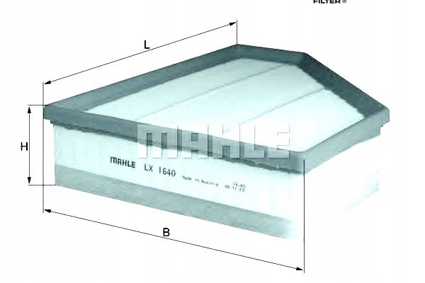 Knecht Vzduchový Filtr Bmw 1 (E81) 1 (E82) 1 (E87)