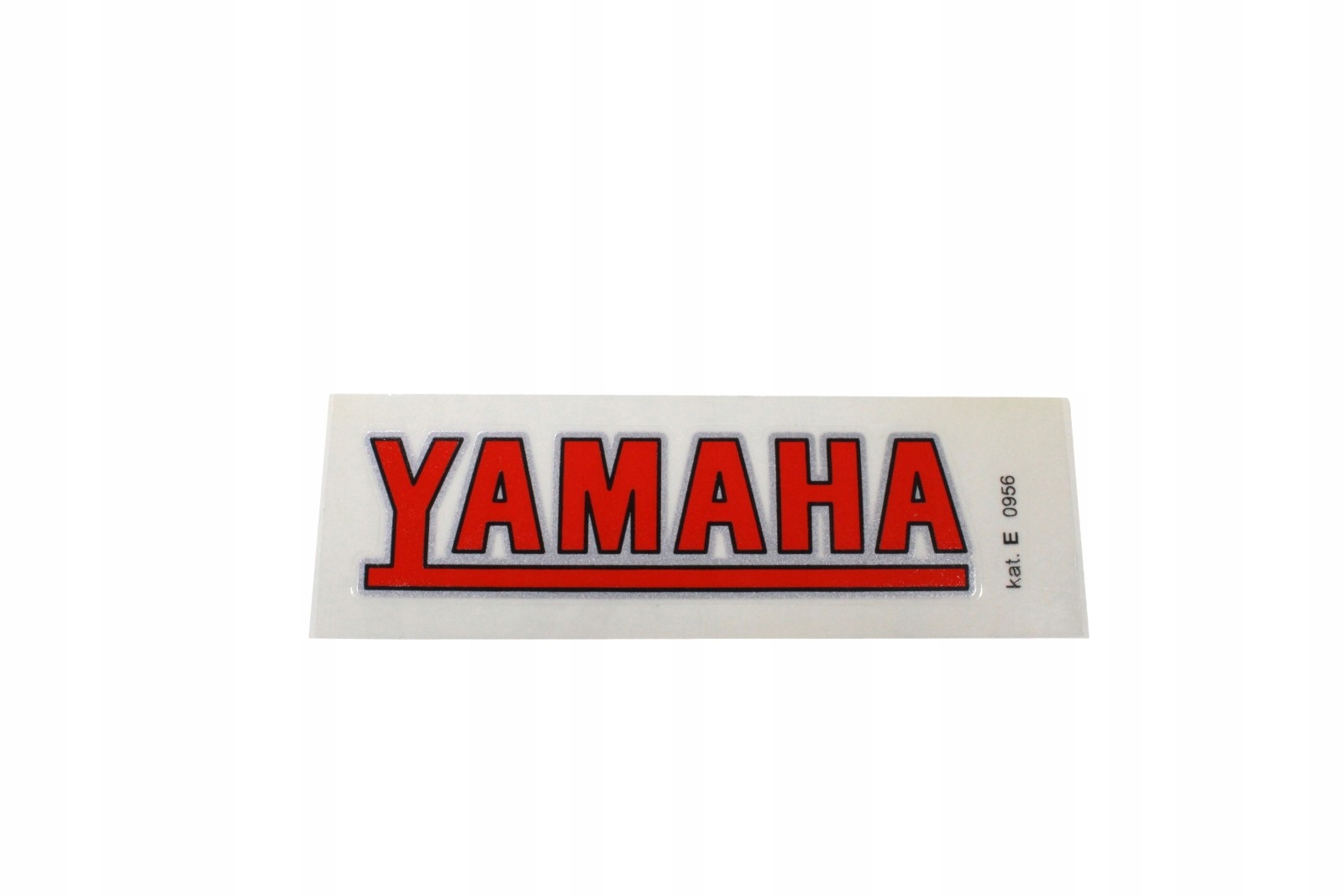 NAKLEJKA YAMAHA CZERWONA KAT-E 0956 120x40mm