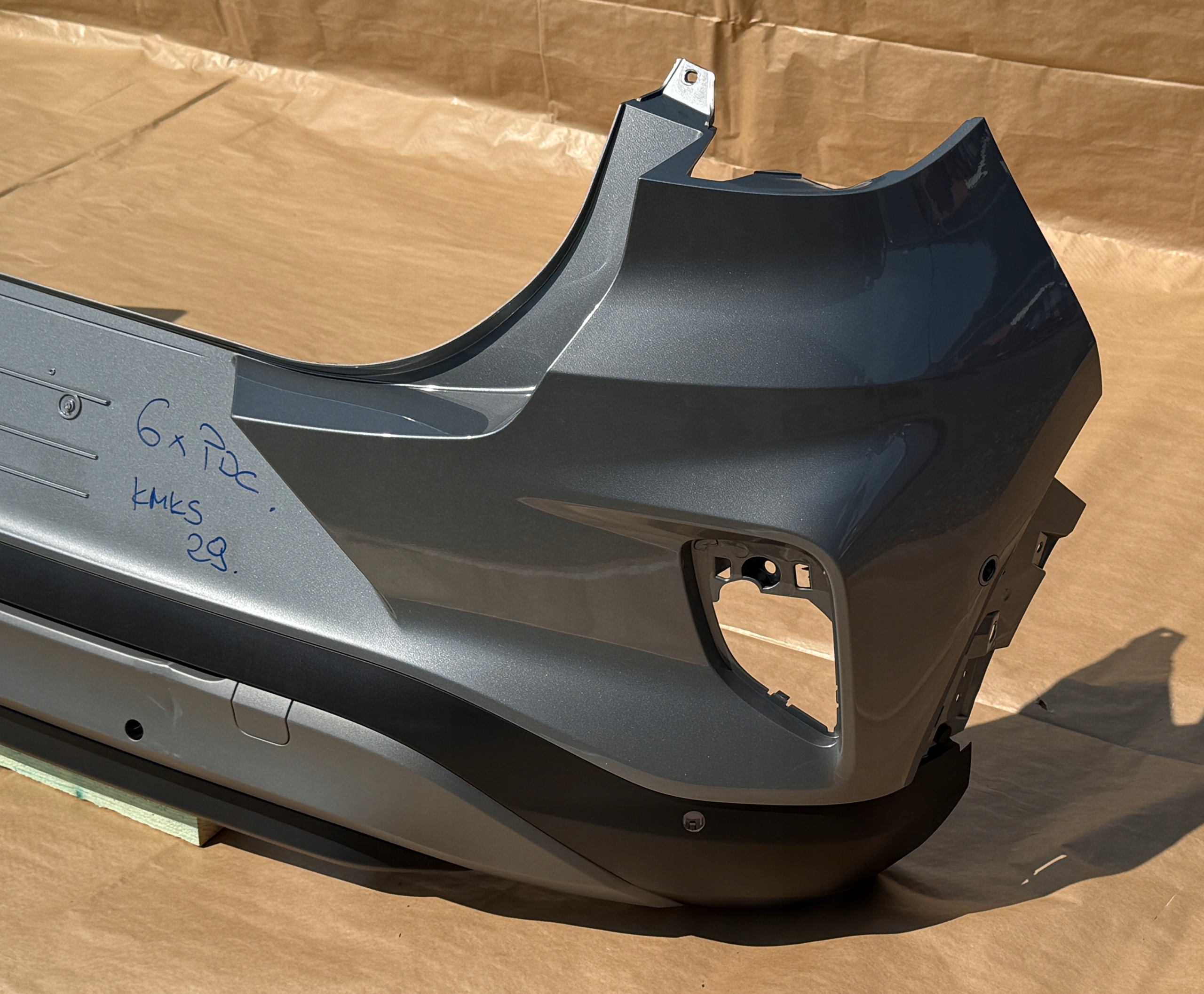 FORD PUMA MK2 2019-2025 bumper rear part SOLAR SILVER 6X PDC original