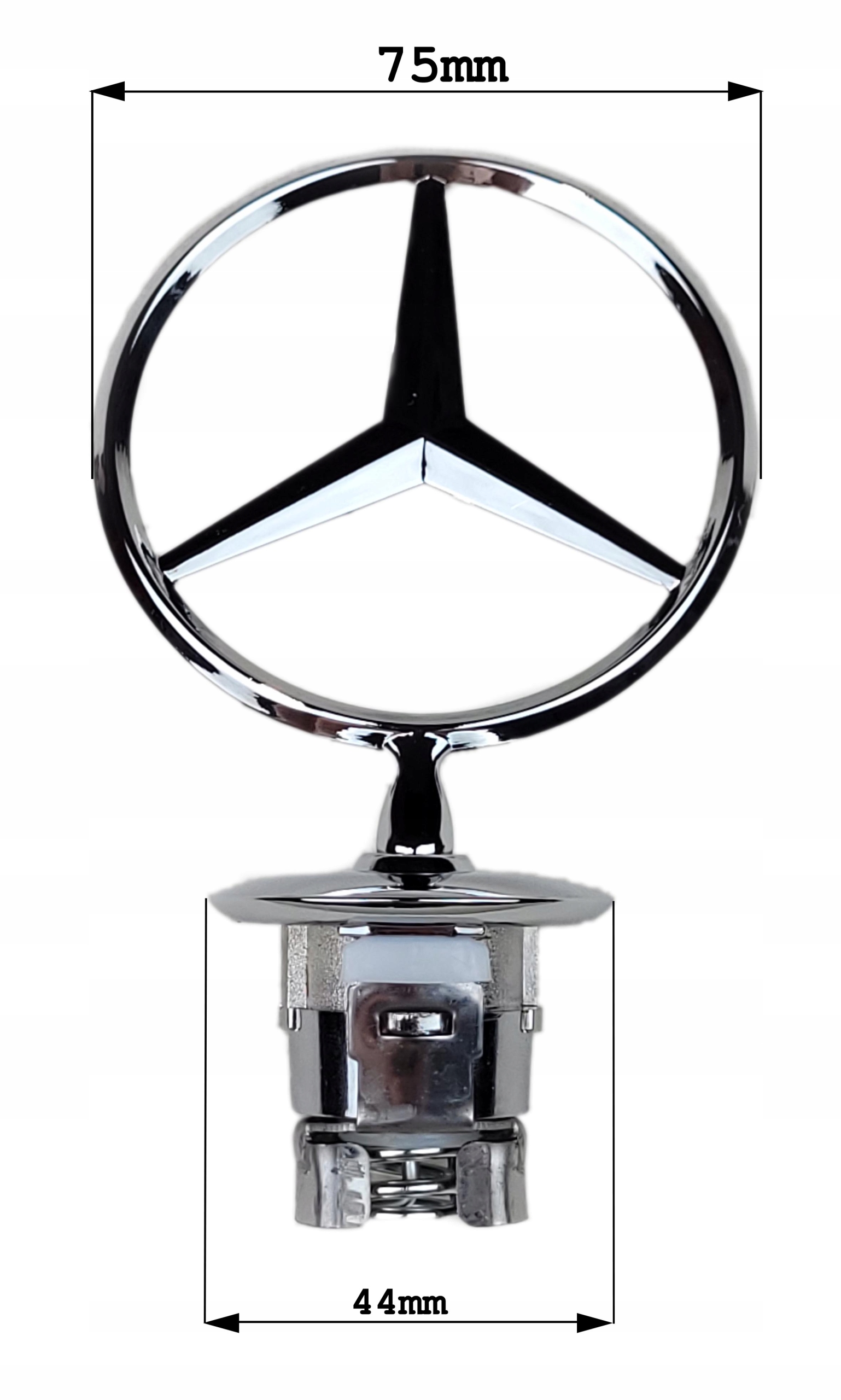 W205 C KLASA GWIAZDA NA MASKE EMBLEMAT CHROM 3d Producent części Inny