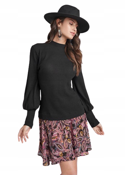 Dámské svetrové šaty Button-Front S