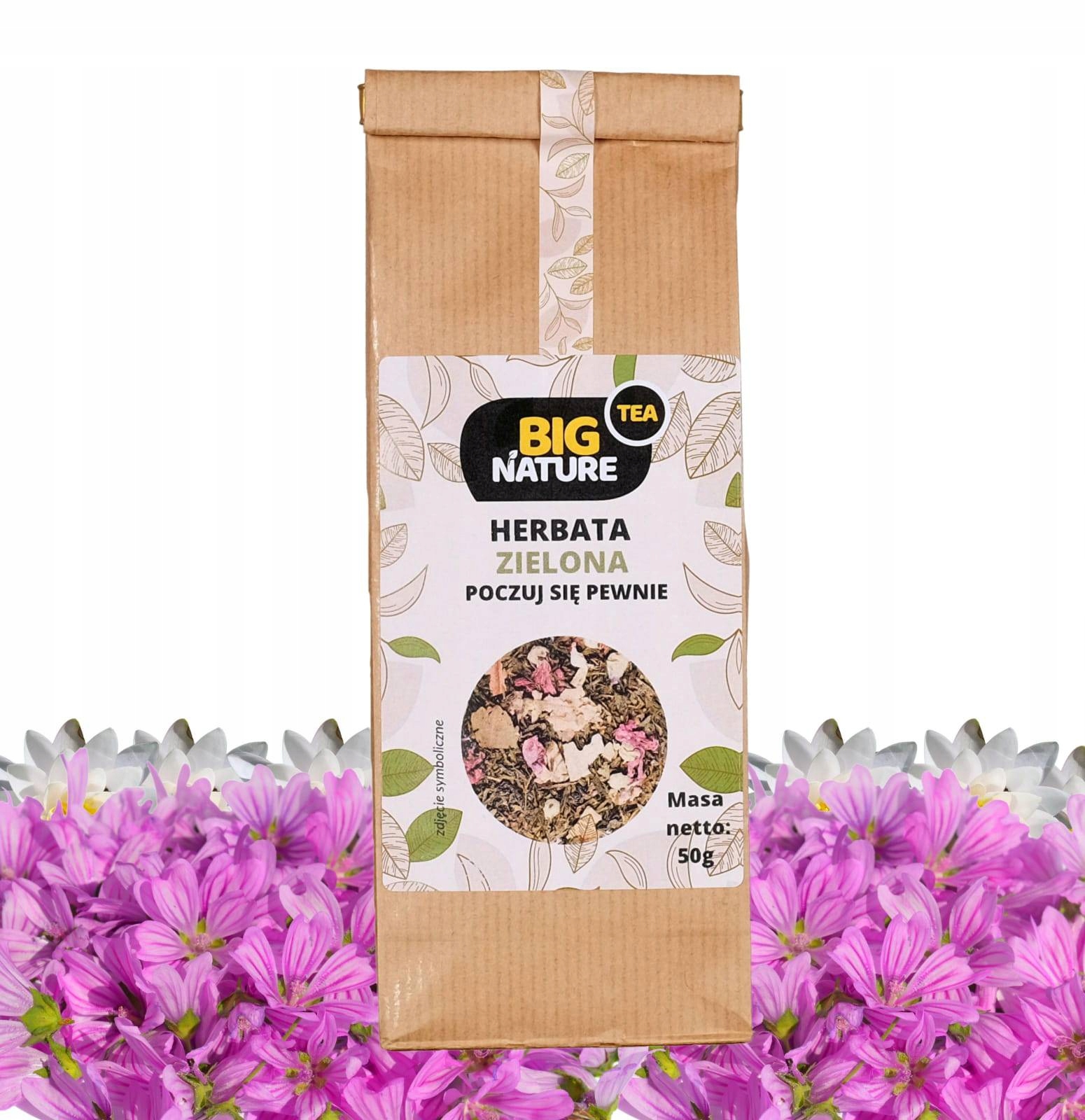 Herbata zielona POCZUJ SIĘ PEWNIE 50g - BIG NATURE — 3