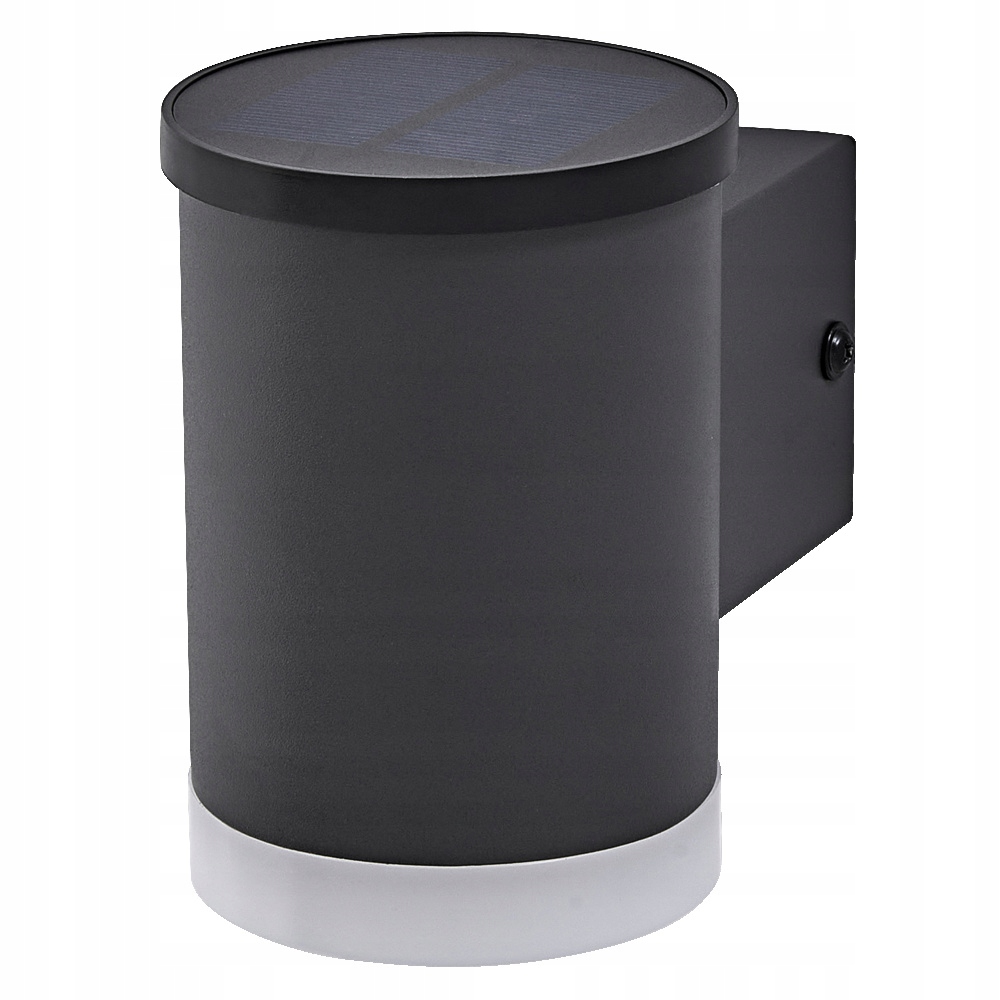 Solární nástěnné svítidlo Led venkovní lampa 0.5W 50lm 3000K Šedá IP44 Endura