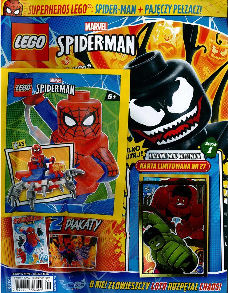 LEGO SPIDER-MAN nr 4/2024 + SPIDER-MAN + PEŁZACZ