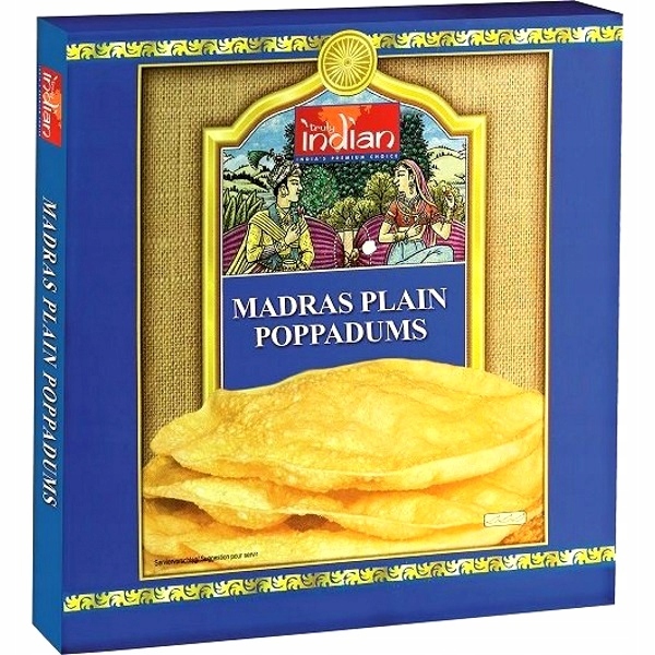 

Indyjskie Placki Poppadums Madras 12-15 Sztuk 112g