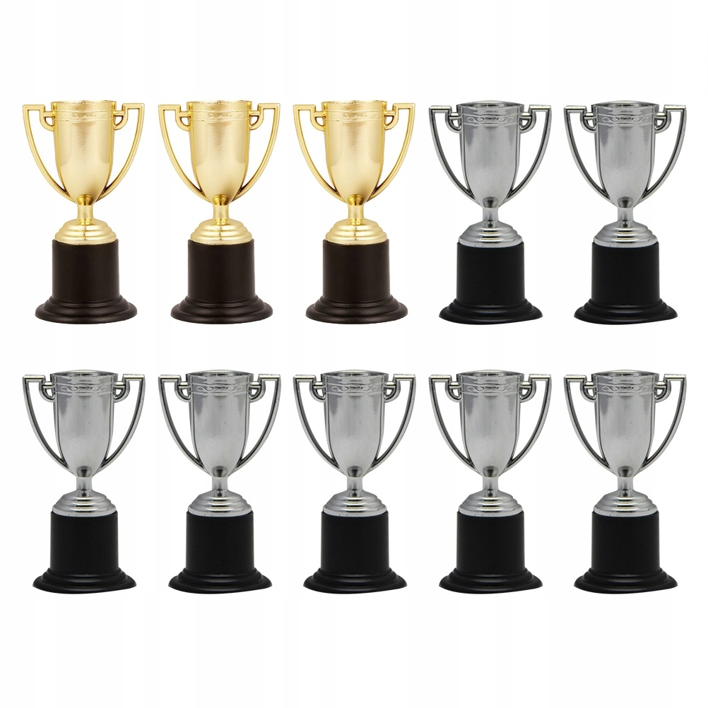 10 Sztuk Małych Kolorowych Trofeów Nagrodowych Dla Dzieci