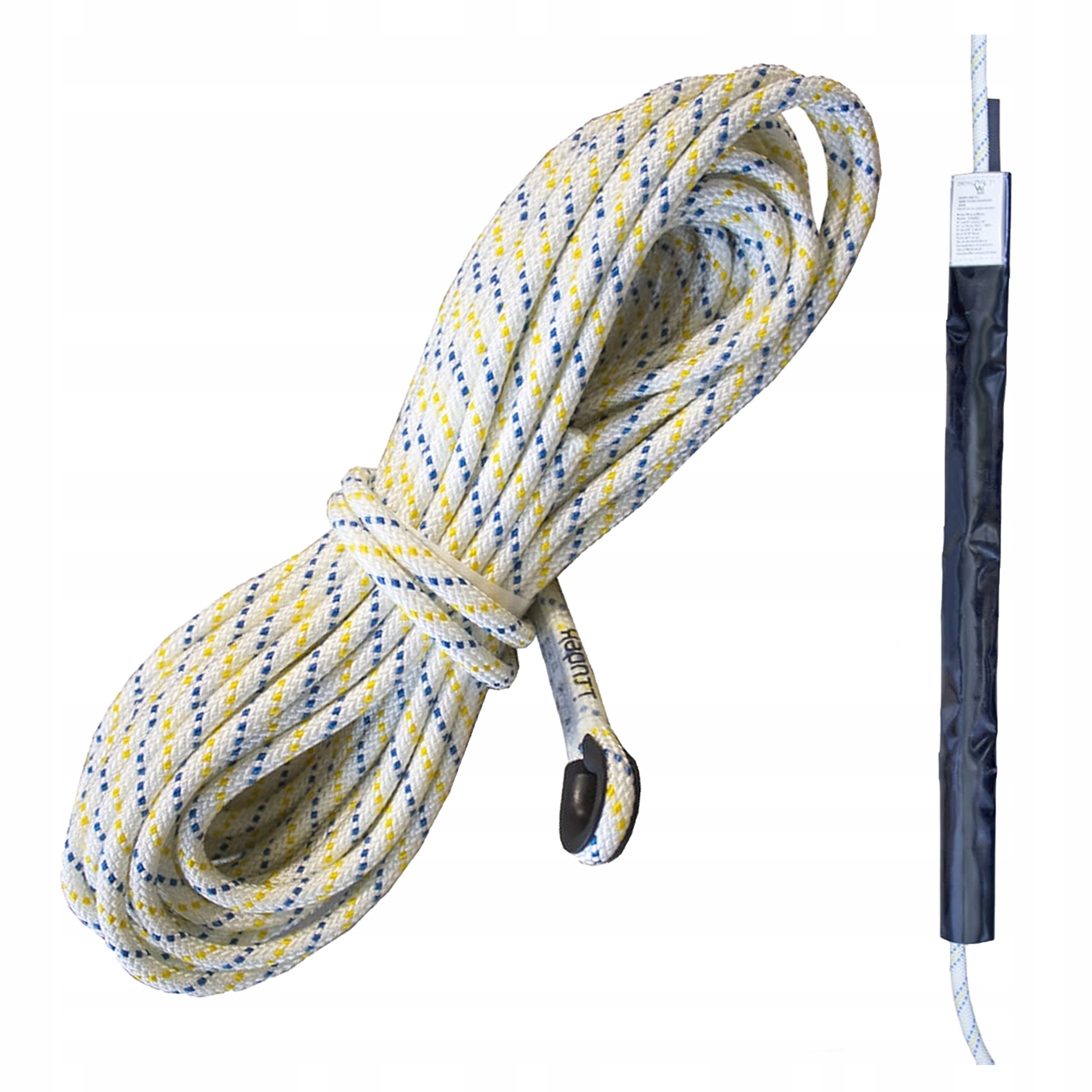 Zajišťovací sada Irudek Polostatické lano 10 m s karabinou kryt