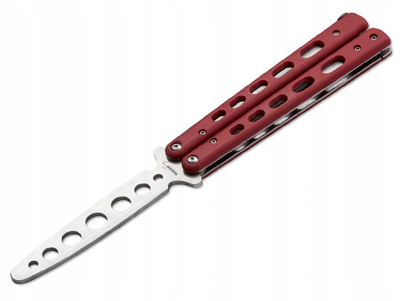 Boker Plus Nůž Balisong Trainer motýlek titan G10 let tréninkový