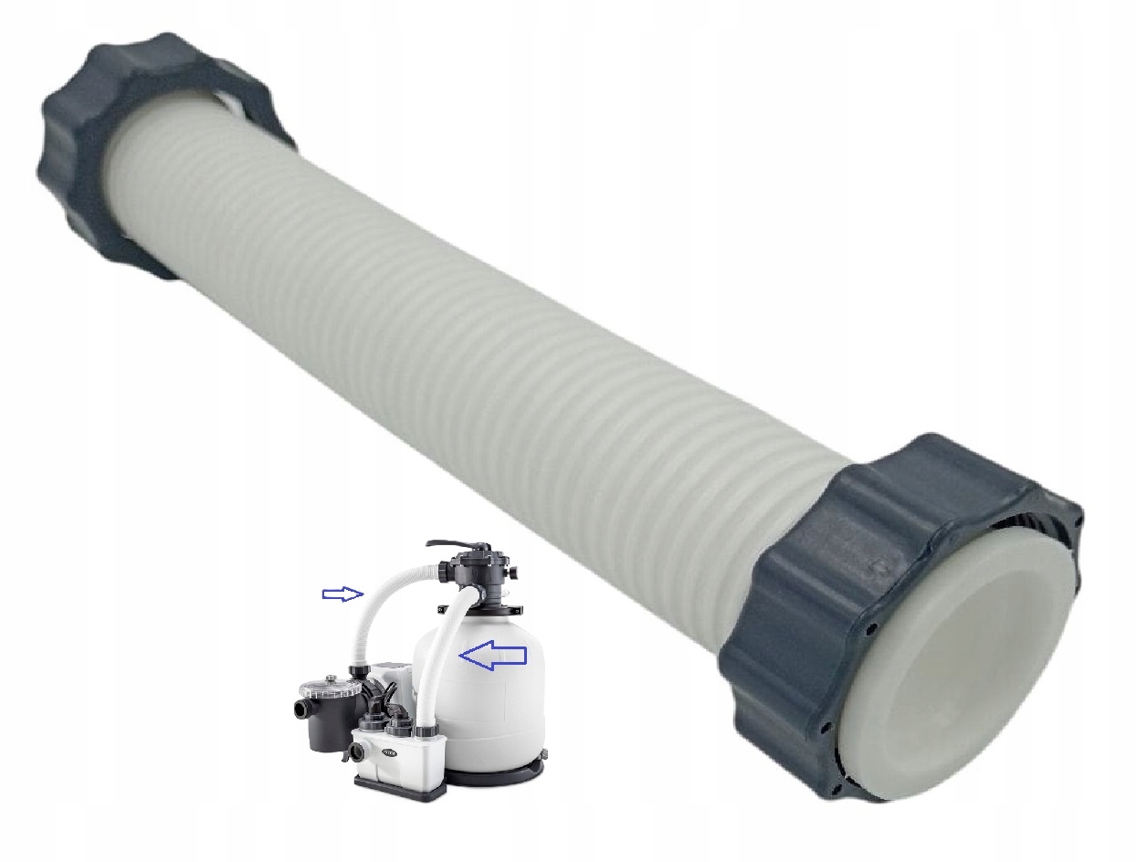 Připojovací hadice 38 mm pro připojení ventilu k motoru, pískový filtr 26680