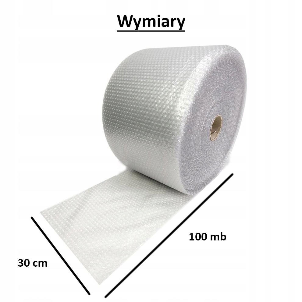 FOLIA BĄBELKOWA 30cm do pakowania MOCNA długa 100mb Marka heykapak