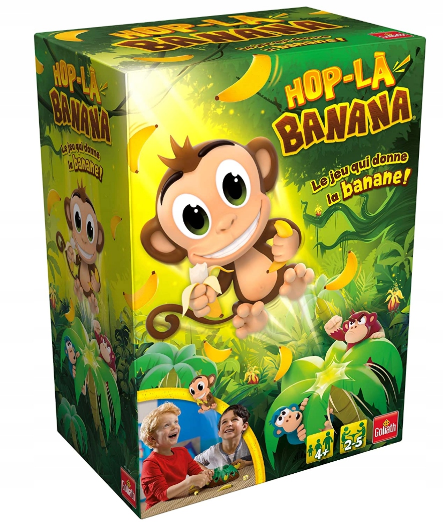 Gra planszowa Goliath Hop La Banana precyzja i szybkość wersja francuska