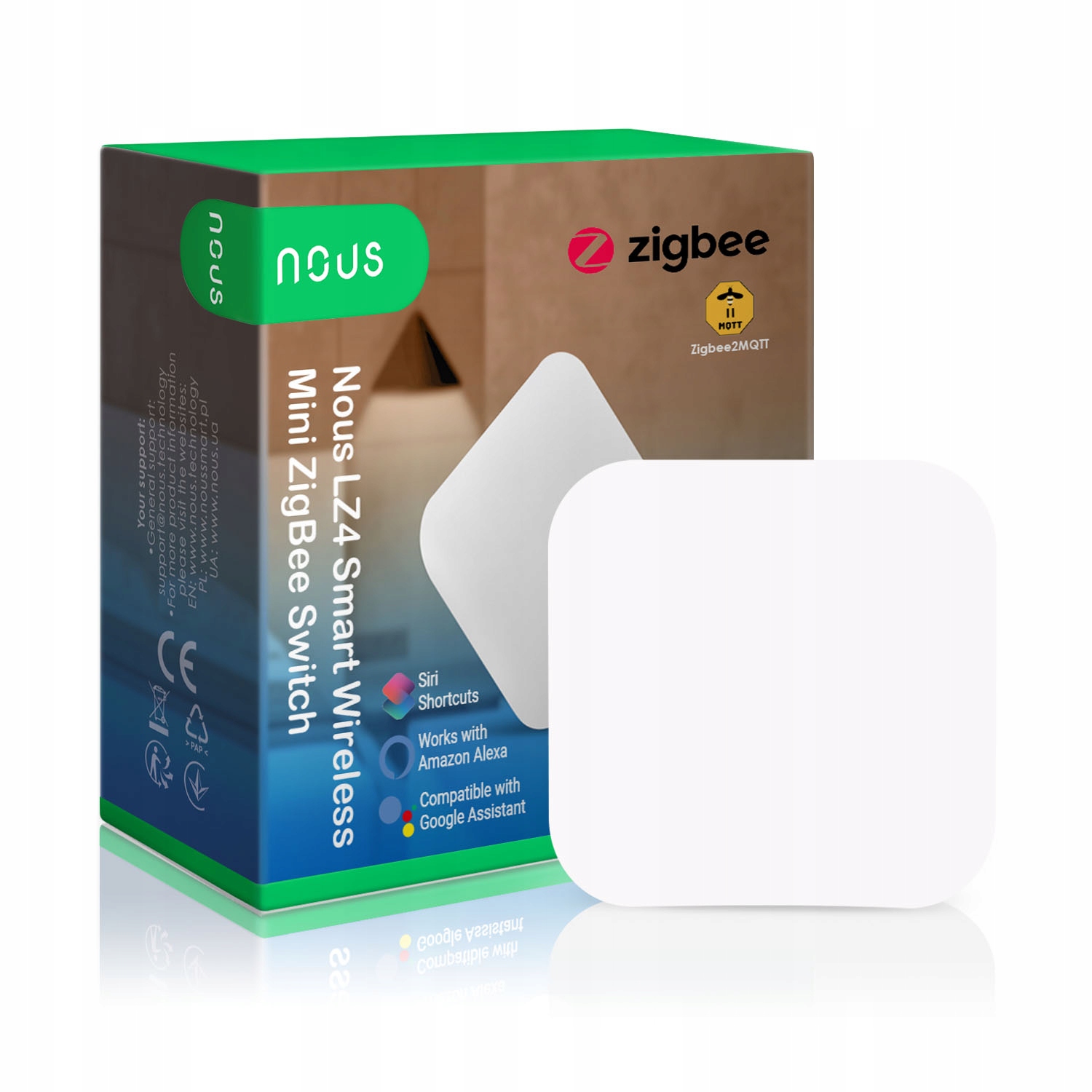 

Bezprzewodowy Mini Switch ZigBee Nous LZ4