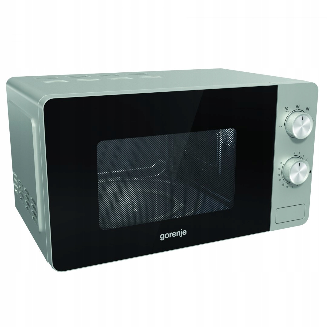 Gorenje Microwave oven MO17E1S Free standing, 17 L, 700 W, Silver grey