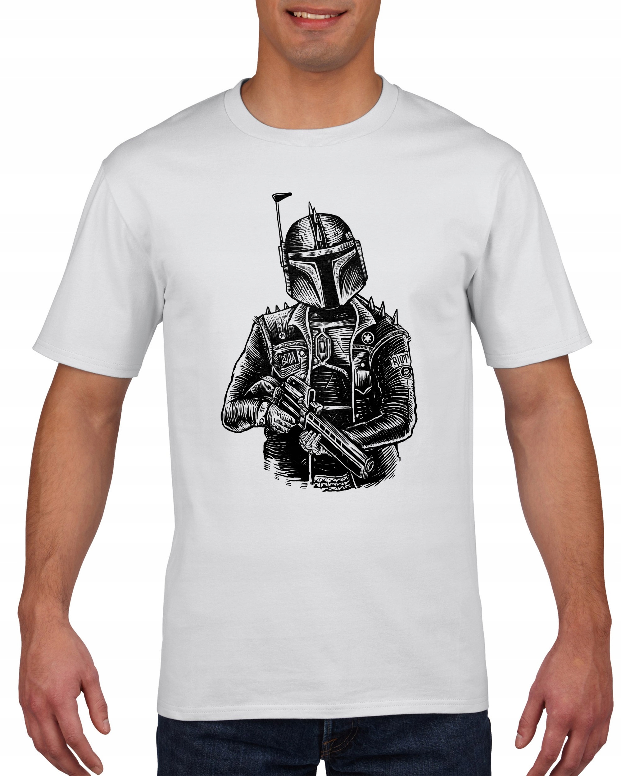

Koszulka męska Boba Fett Punk Wars S