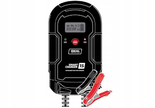 IDEAL SMART CHARGER 15 LCD - Inteligentny prostownik 12/24 V Marka Ideal