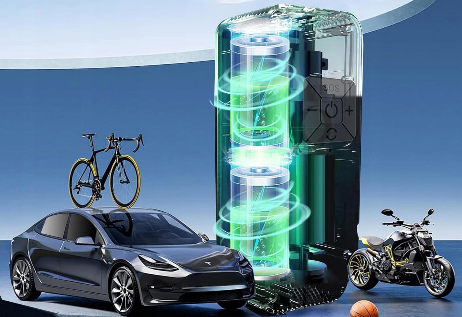 Electric bicycle pump REEG Air pump PRO compressor 6000 mAh EAN (GTIN) 763663012925