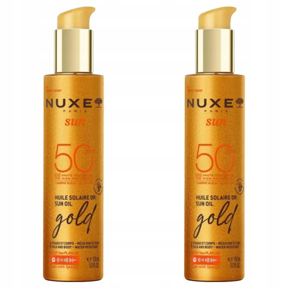 2x Nuxe Sun Olejek do opalania Spf 50, 150 ml