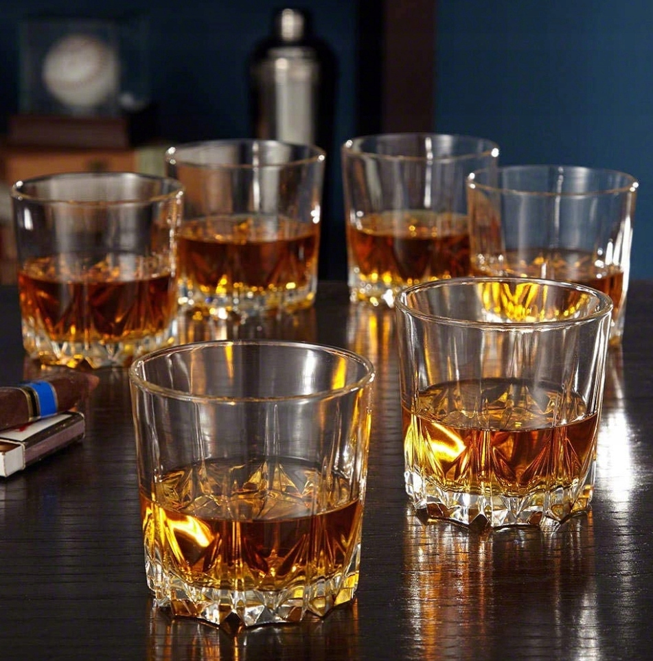 KOMPLET ZESTAW 6 SZKLANEK DRINKI WHISKY NAPOJE 300ML PREZENT Rodzaj szklanki do whisky