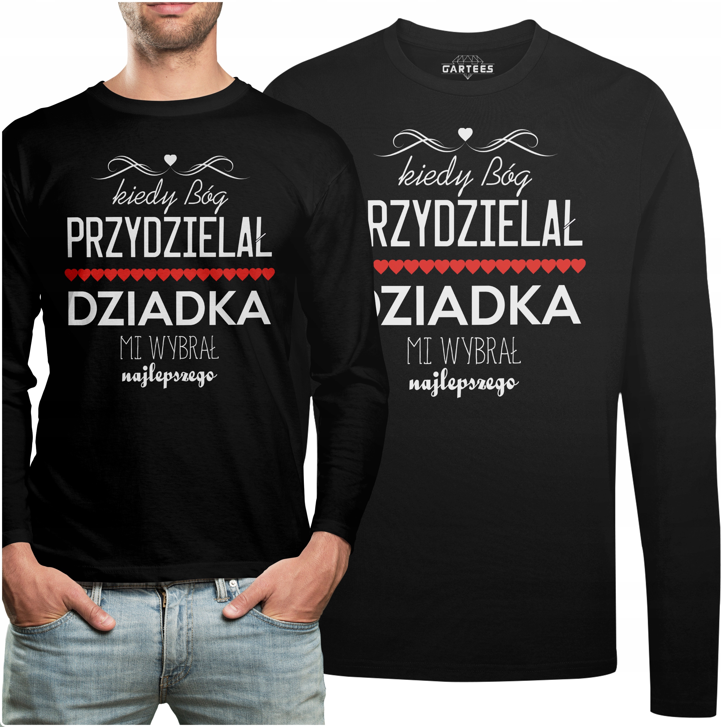 

Koszulka Long Najlepszy Dziadek Upominek Prezent