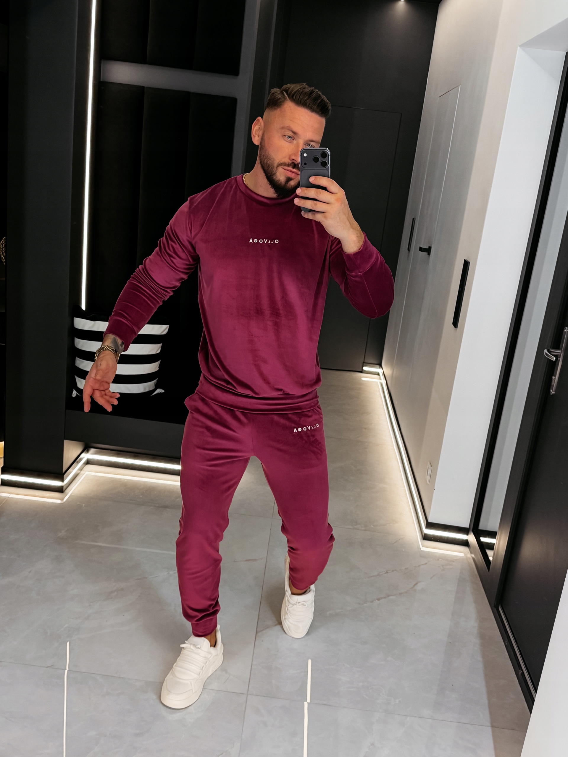 Pánský Legacy Komplet Olavoga Švestkový M