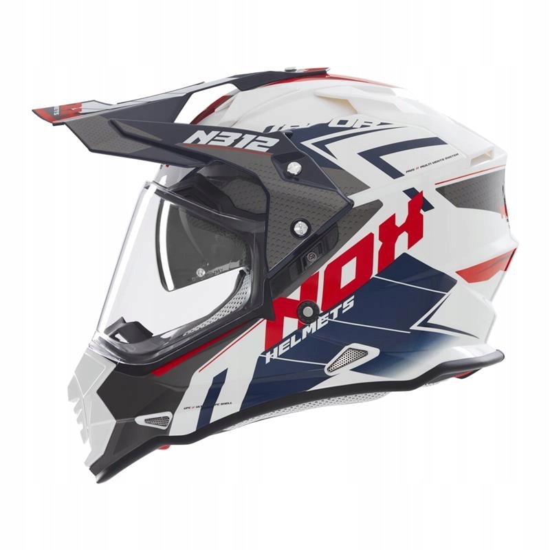 Nox Prilba Offroad Trail Duosport (dual) N312 Track S Rýchlou A Farebnou Blendou