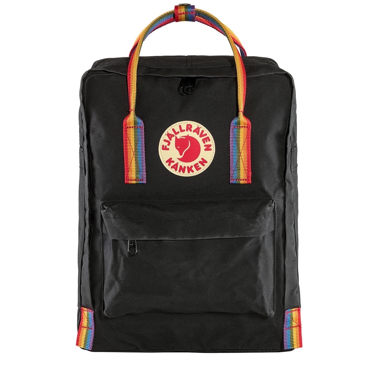 Školní Batoh Fjallraven Kanken Black Rainbow 16L