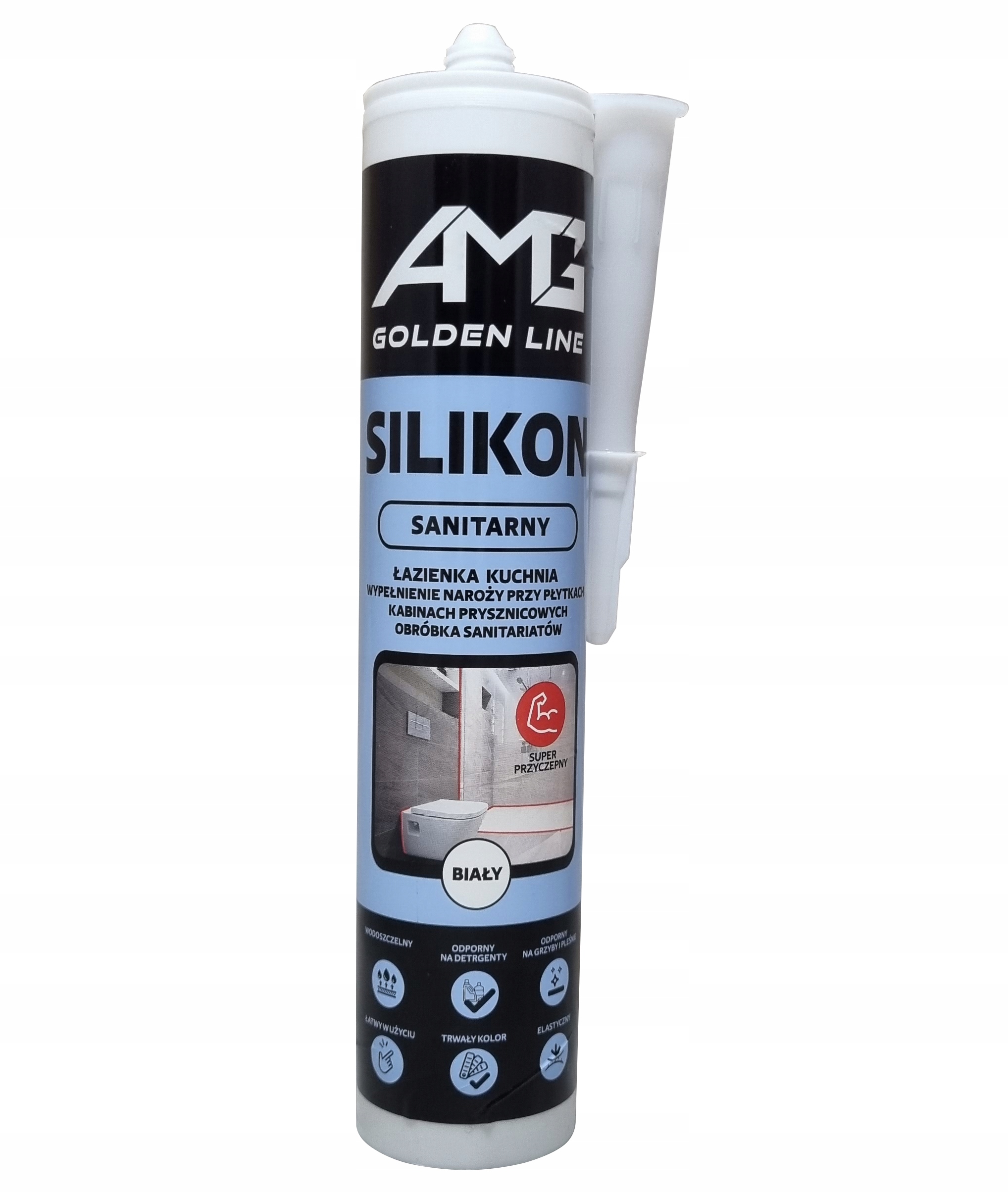 

Amg Silikon sanitarny biały 280ml