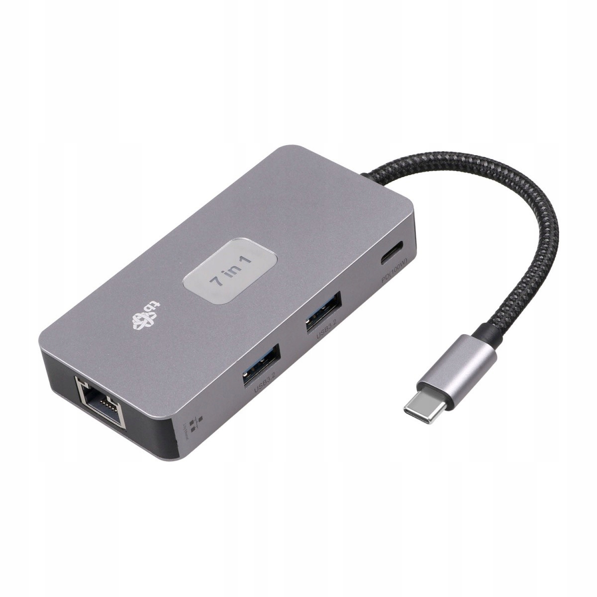 Tb Adapter Hub Usb C (7w1) Hdmi Usb Sd/tf RJ45 (2500 Mbps) Pd
