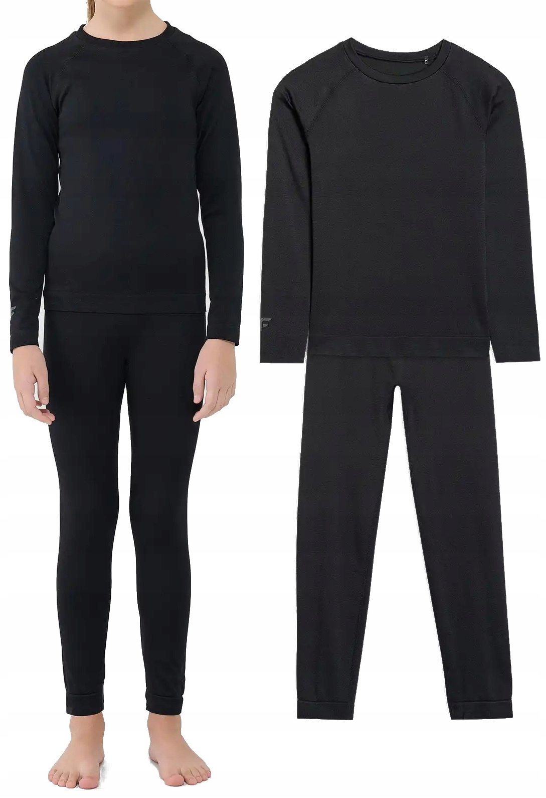 Bielizna Termoaktywnadziecięca 4F Komplet Góra Dół Bezszwowa U258 152/158