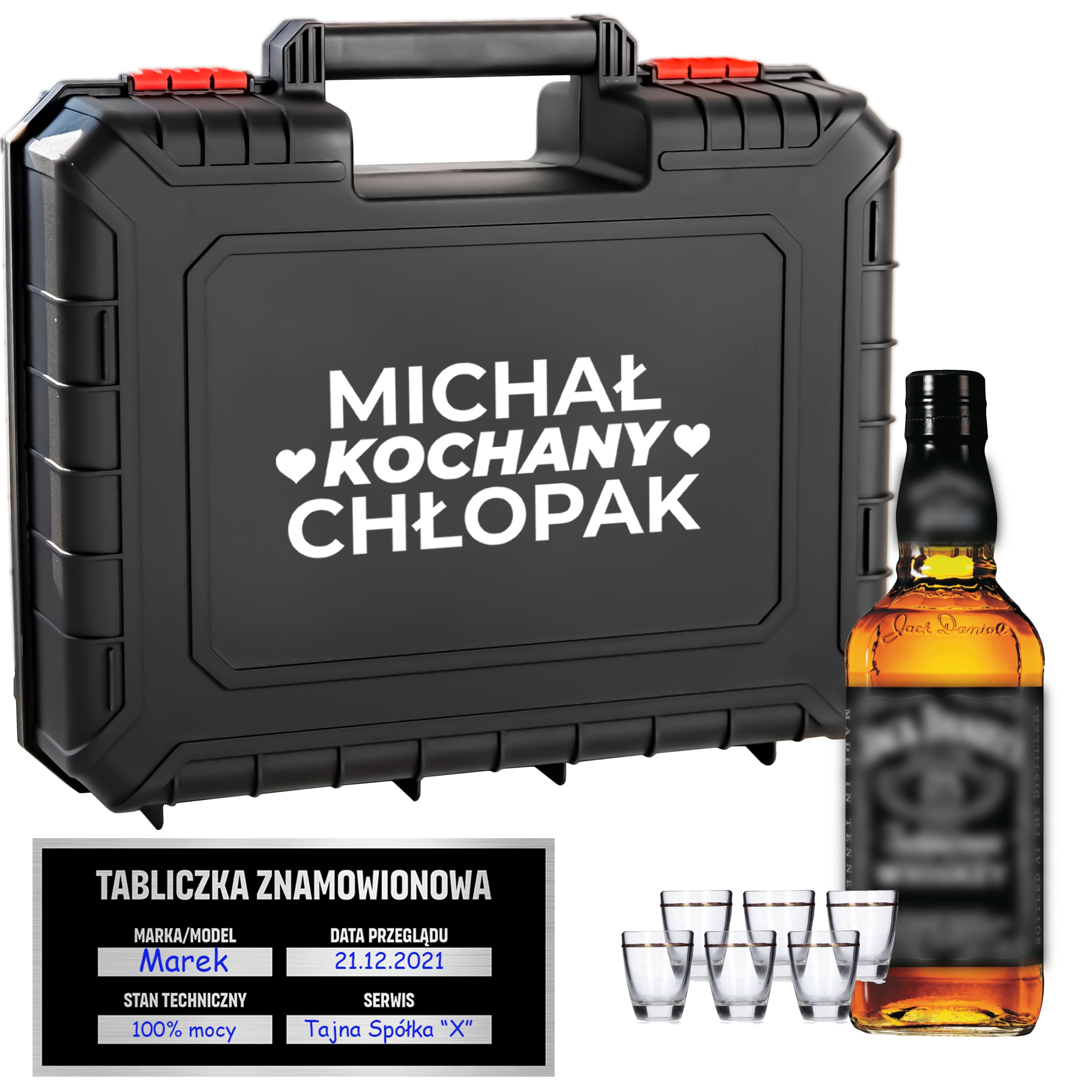 Kufr na nářadí Černý Njalepší Švagr jako Dárek Mnoho vzorů