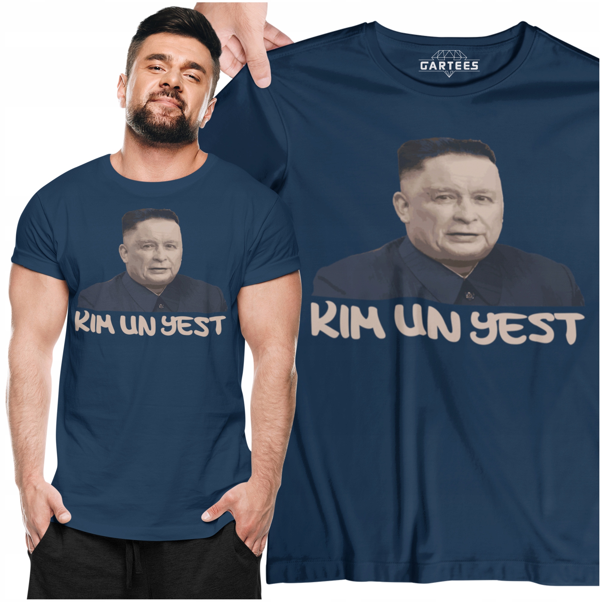 

T-shirt Koszulka Humor Pis Kim Un Yest Protest