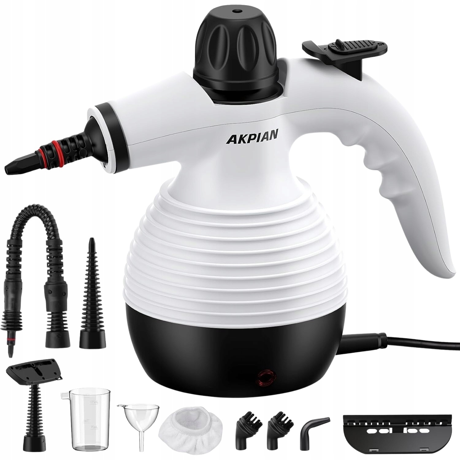Ruční Parní Čistič 1050 W, Multifunkční, 3 Bary, 105°C, Parní Mop, Sada