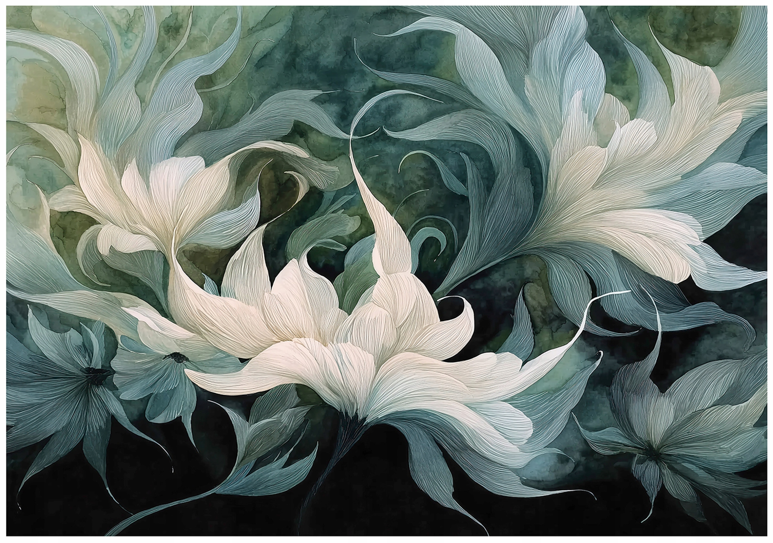 Fototapeta Květiny Abstrakce Ložnice Obývací Pokoj Tapeta Flizelina 200x140