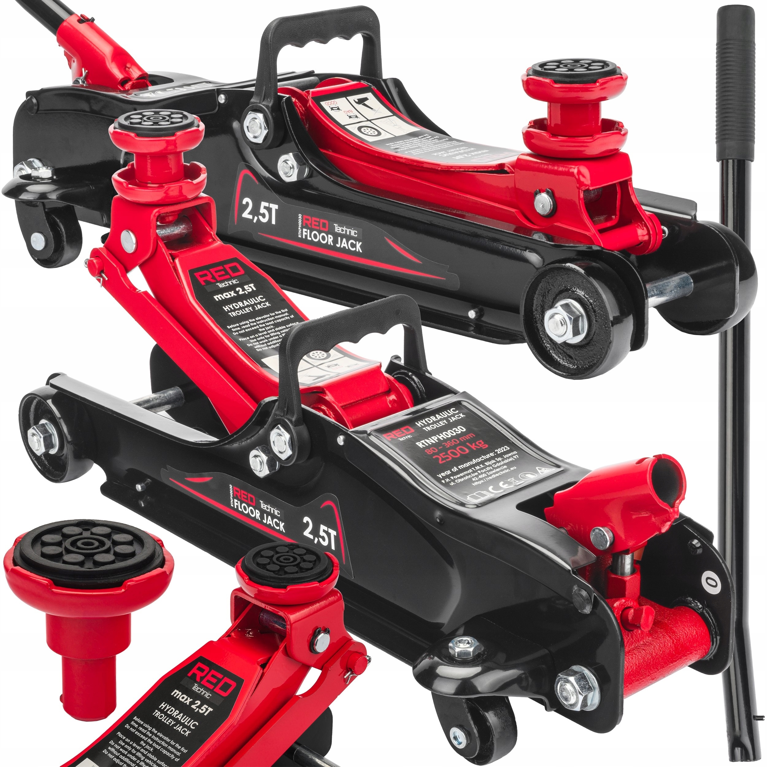 Hydraulický zdvihák Red Technic RTNPH0030