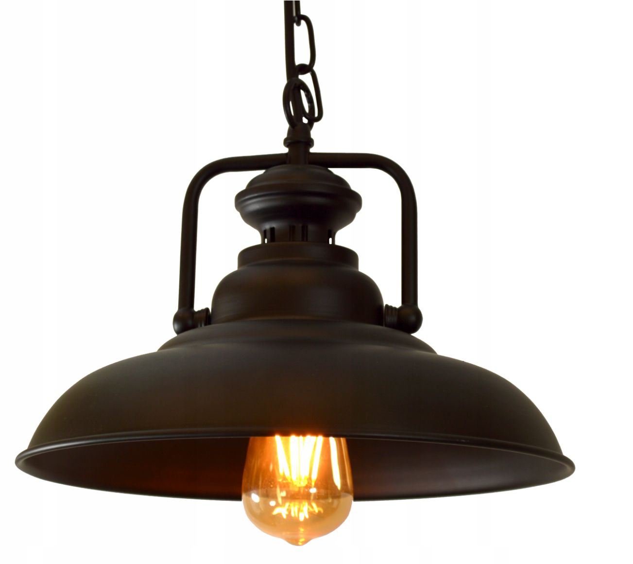 

Lampa Wisząca Sufitowa Loft 1xE27 duży klosz